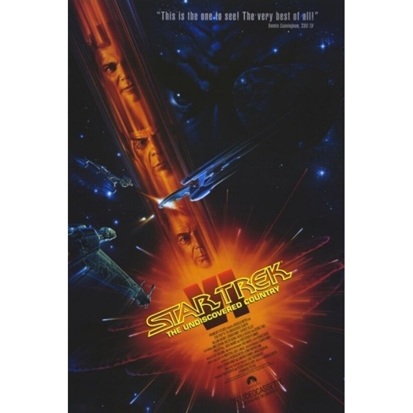 Pop Culture Graphics Star Trek 6 the Undiscovered Country Movie Poster (11 x 17) - Item  MOV192134