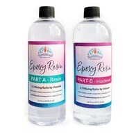 NorthWood Distributing Premium Epoxy Resin for Crafting - I Gallon Set - Extra Clear 1:1 Mixing - Easy to use. Includes instructions and project ideas.