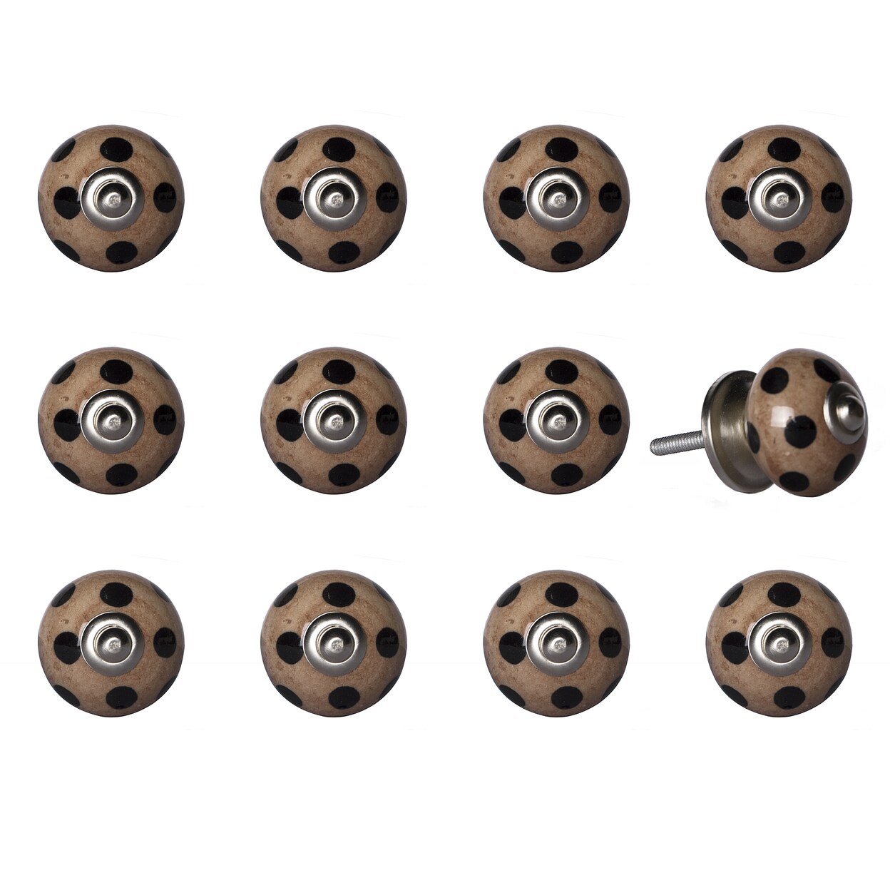 Knob-It    Classic Cabinet and Drawer Knobs  12-Piece  14
