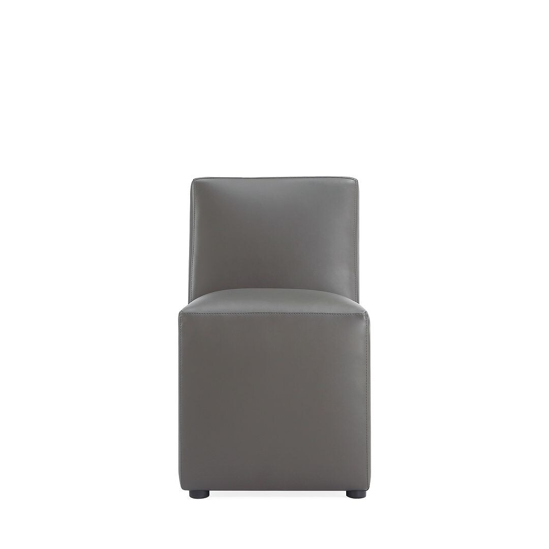 Manhattan Comfort Anna Modern Square Faux Leather Dining Chair