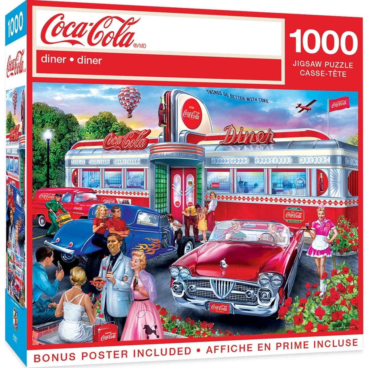 MasterPieces Coca-Cola - Diner 1000 Piece Jigsaw Puzzle