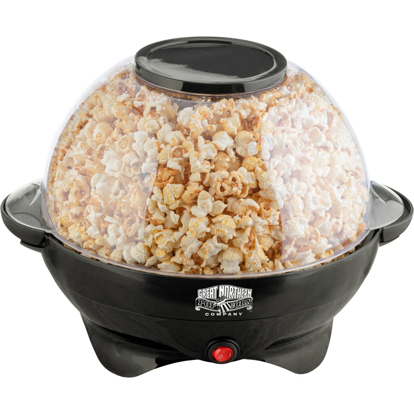 Great Northern Electric Popcorn Maker Machine With Stirrer 24-Cup Serving Bowl