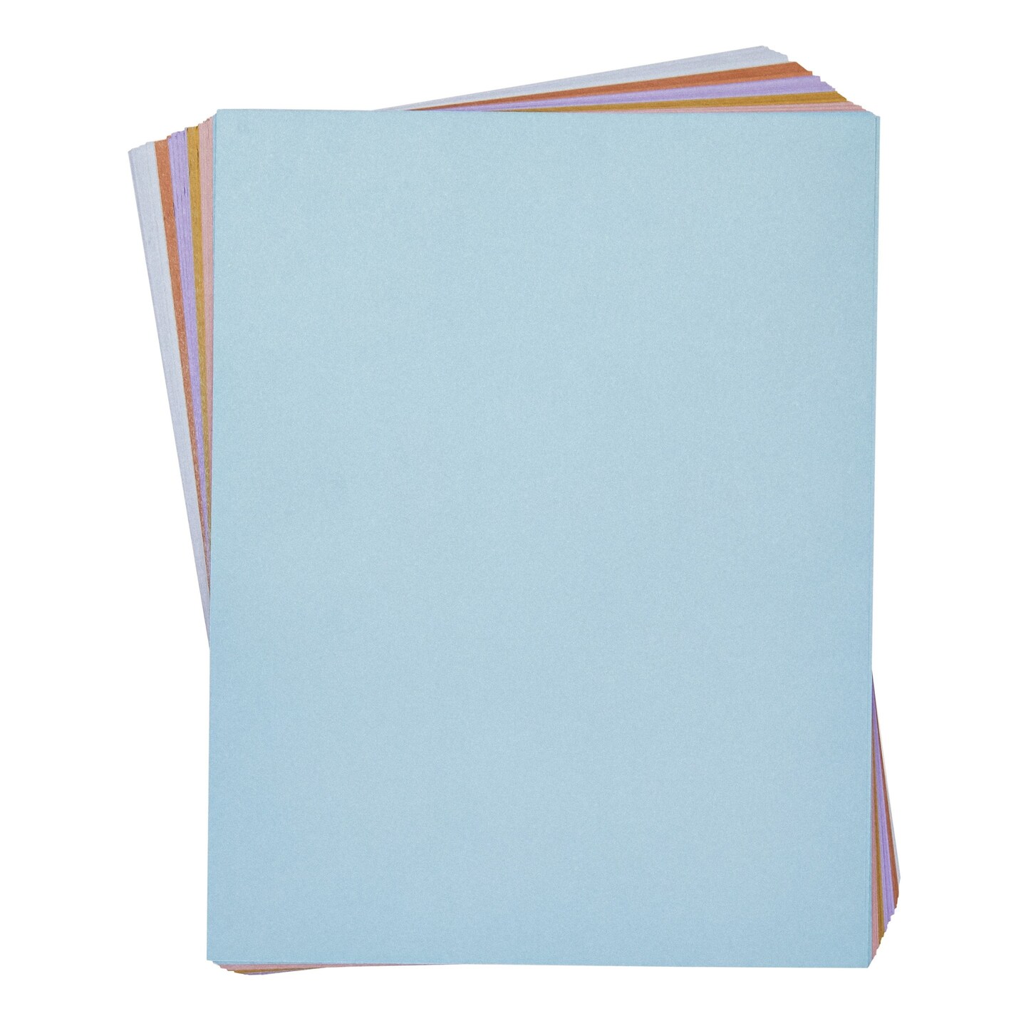 96 Sheets Shimmer Paper for Crafts, Scrapbooking, Invitations, Letter Size Stationery in 6 Pastel Colors (8.5 x 11 In)