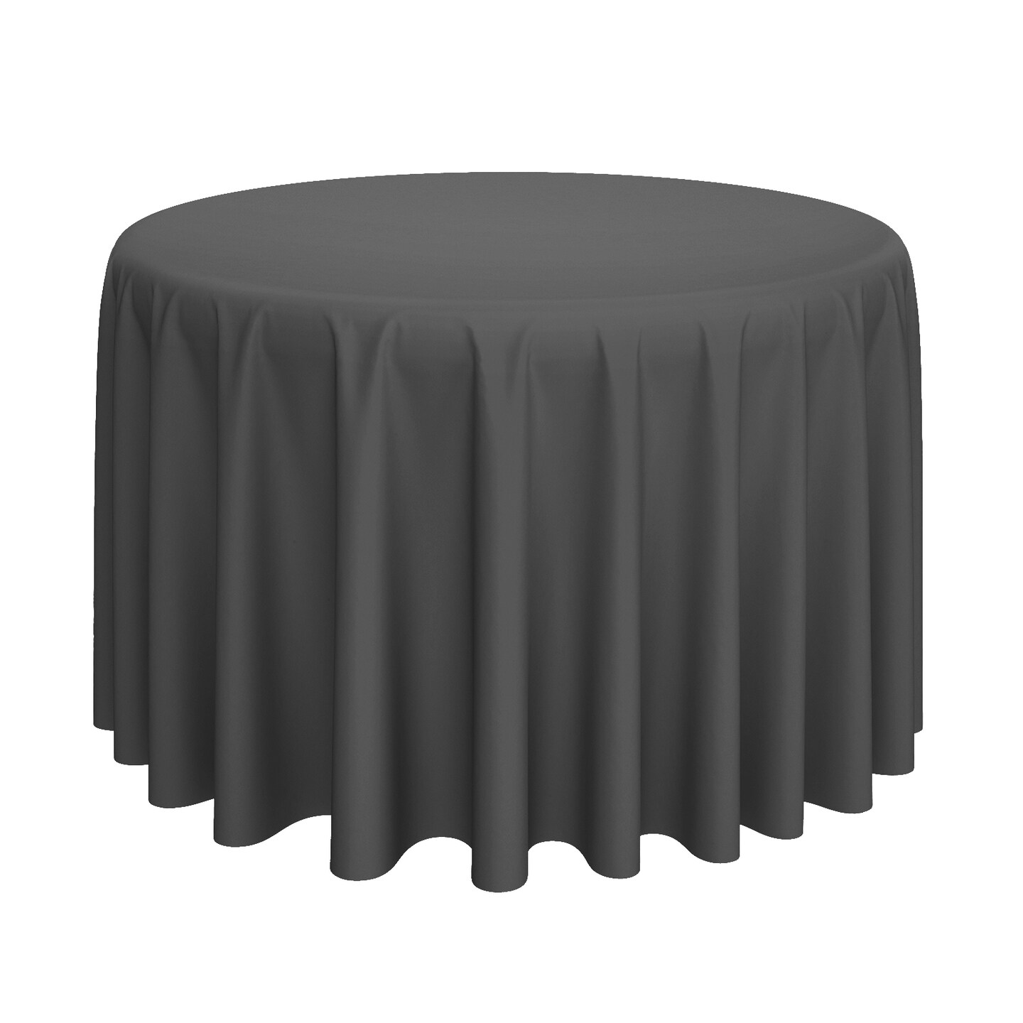 Lann's Linens - Round Premium Tablecloth for Wedding / Banquet / Restaurant - Polyester Fabric Table Cloth