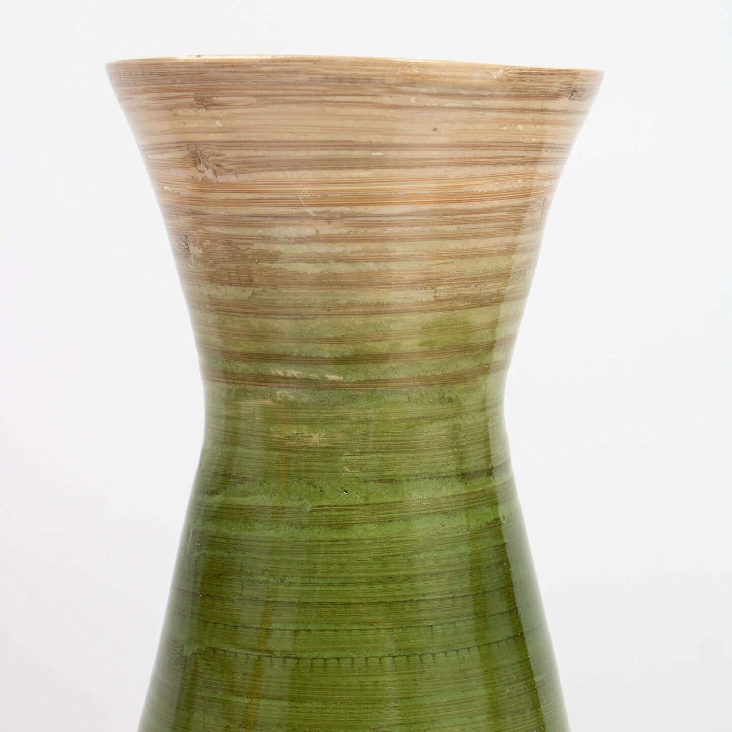Uniquewise Classic Bamboo Floor Vase Handmade, For Dining, Living Room, Entryway, Fill Up With Dried Branches Or Flowers