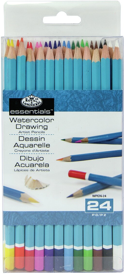 Royal & Langnickel(R) essentials(TM) Watercolor Pencils-24/Pkg