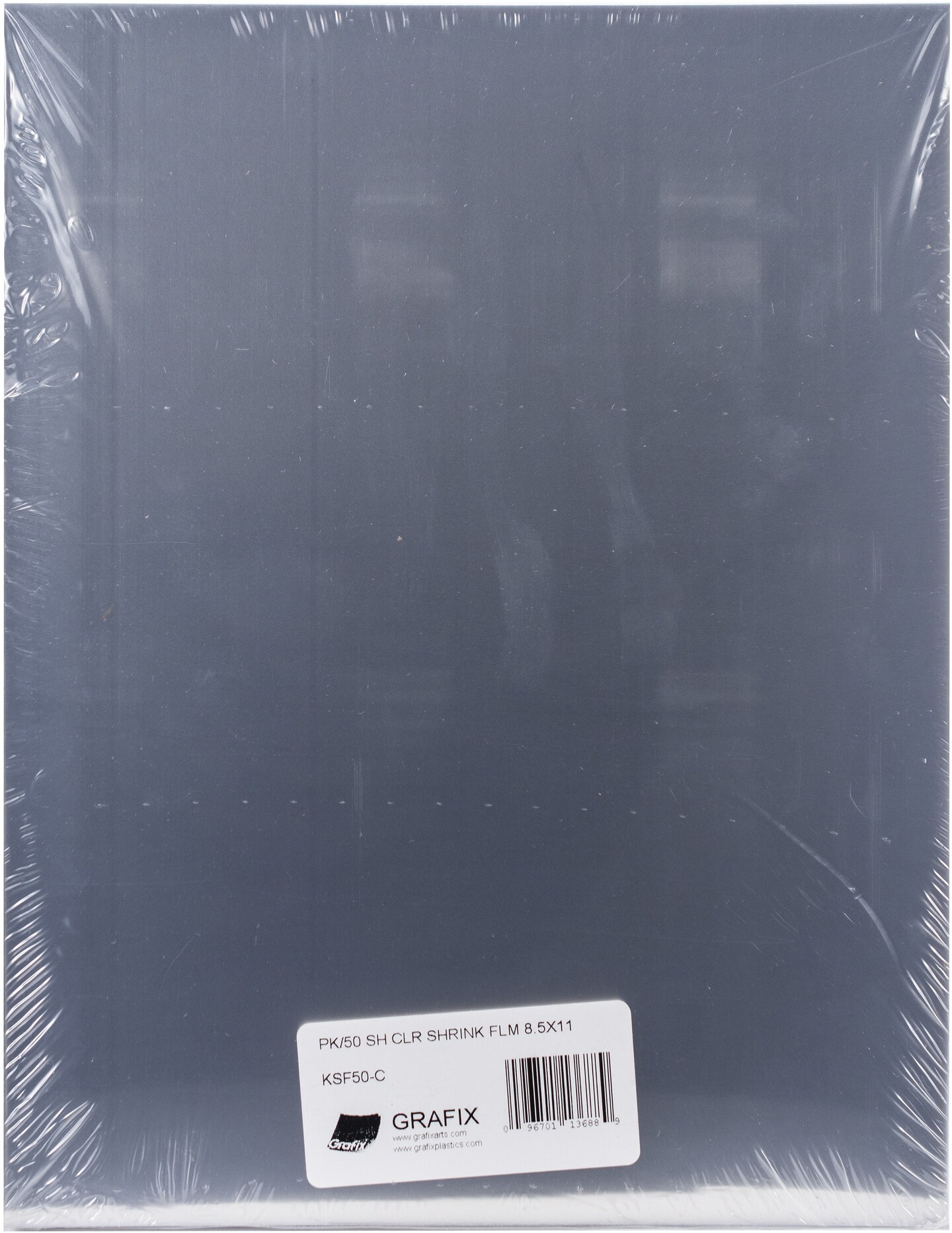Grafix Shrink Film 8.5&#x22;X11&#x22; 50/Pkg