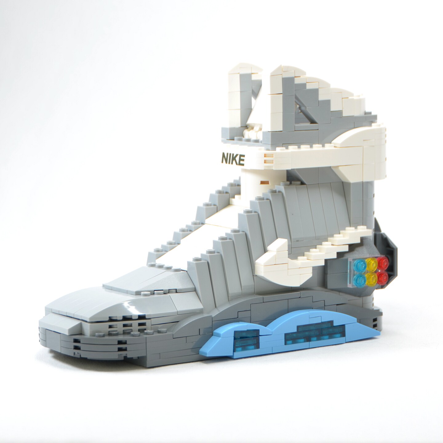 Handcrafted Large Air Mag Back to the Future Sneaker Bricks LEGO like interlocking blocks toy shoe puzzle MakerPlace by Michaels