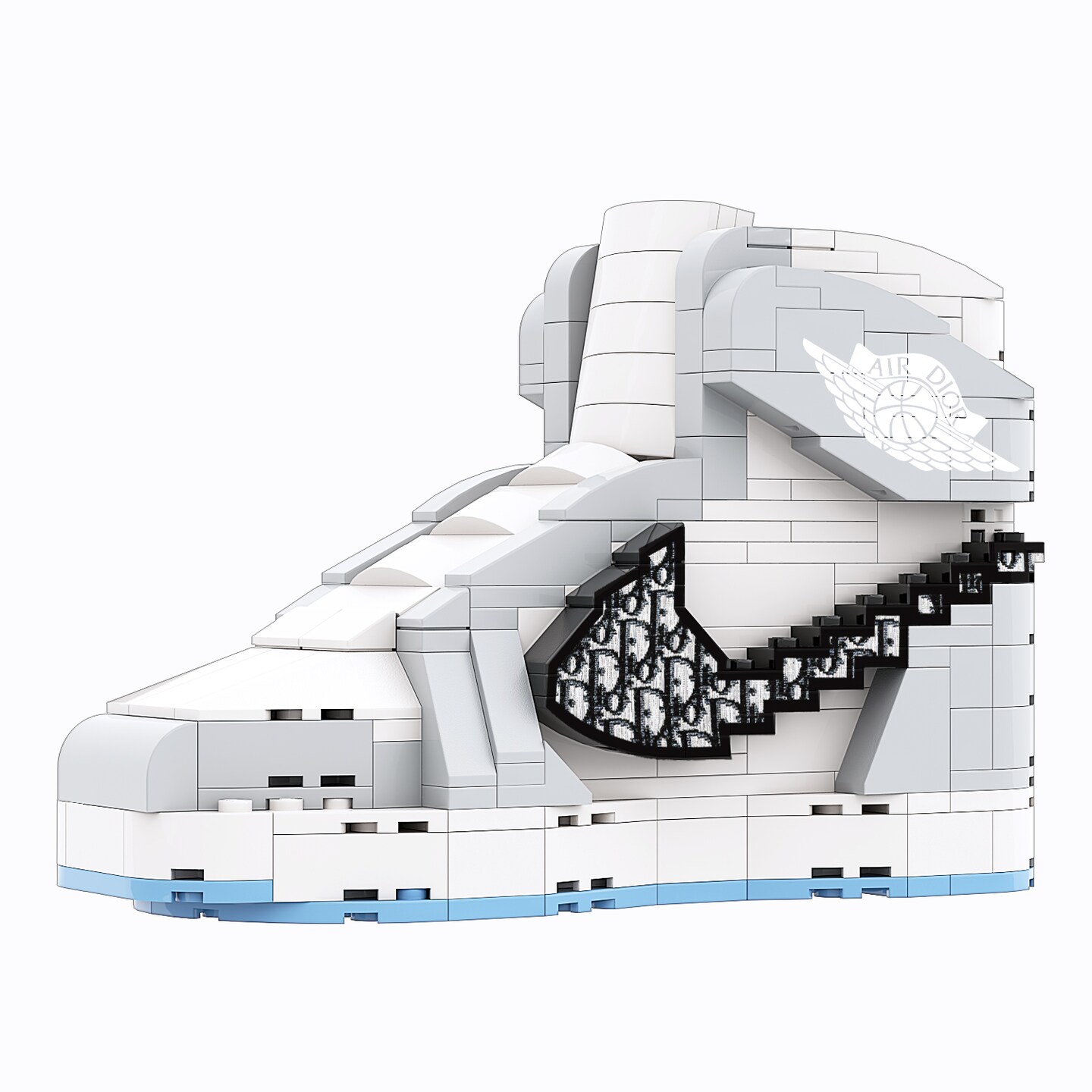 nike air max 1 lego bricks on kicks