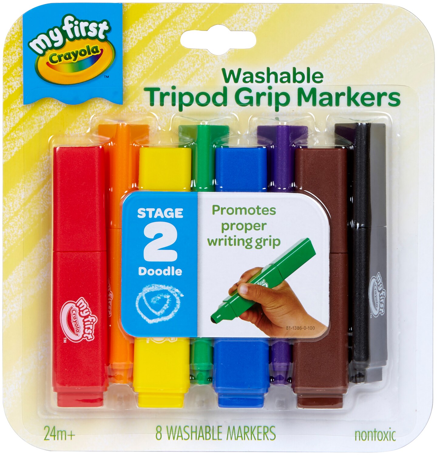 Get the My First Crayola® Washable Tripod Grip Crayons at Michaels.com