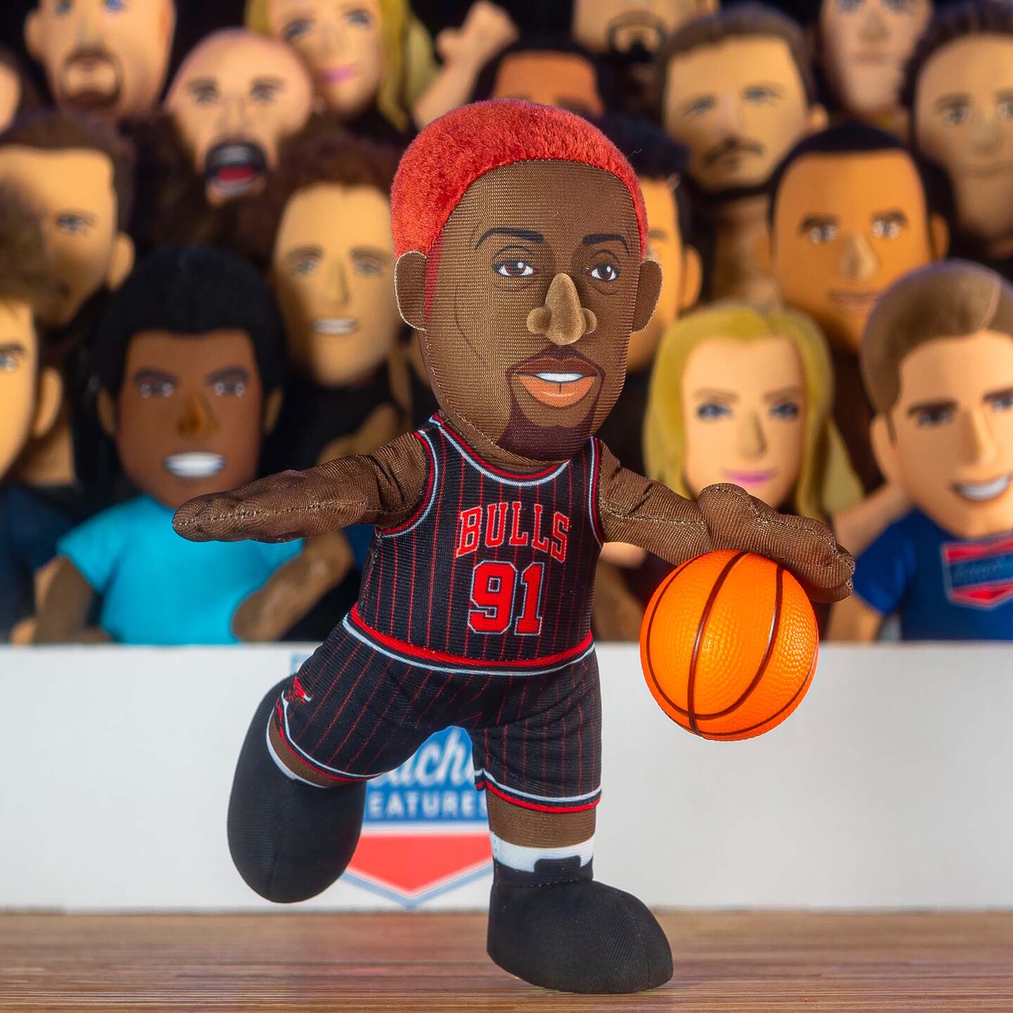 Bleacher Creatures Chicago Bulls Dennis Rodman 10" Plush Figure
