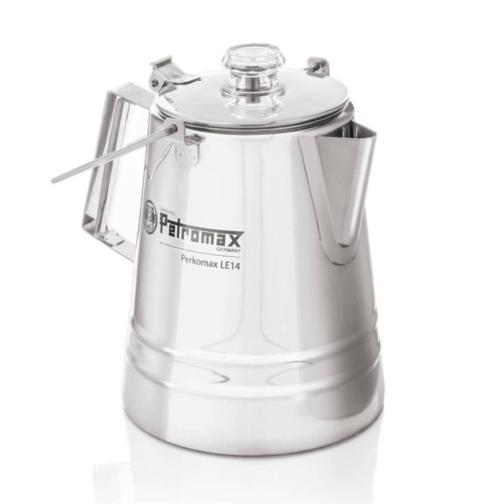 Petromax Tea and Coffee Percolator, Use Indoor/Outdoors for Home Kitchen or Campfire, Stainless Steel Coffee and Tea Pot Brews to your Taste