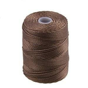C-LON Bead Cord, Sable - 0.5mm, 92 Yard Spool