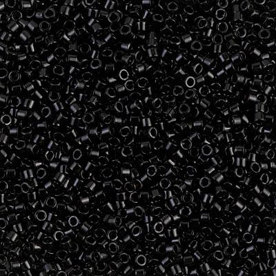 Miyuki Delica Bead 11/0, DB0010, Black, 50 grams