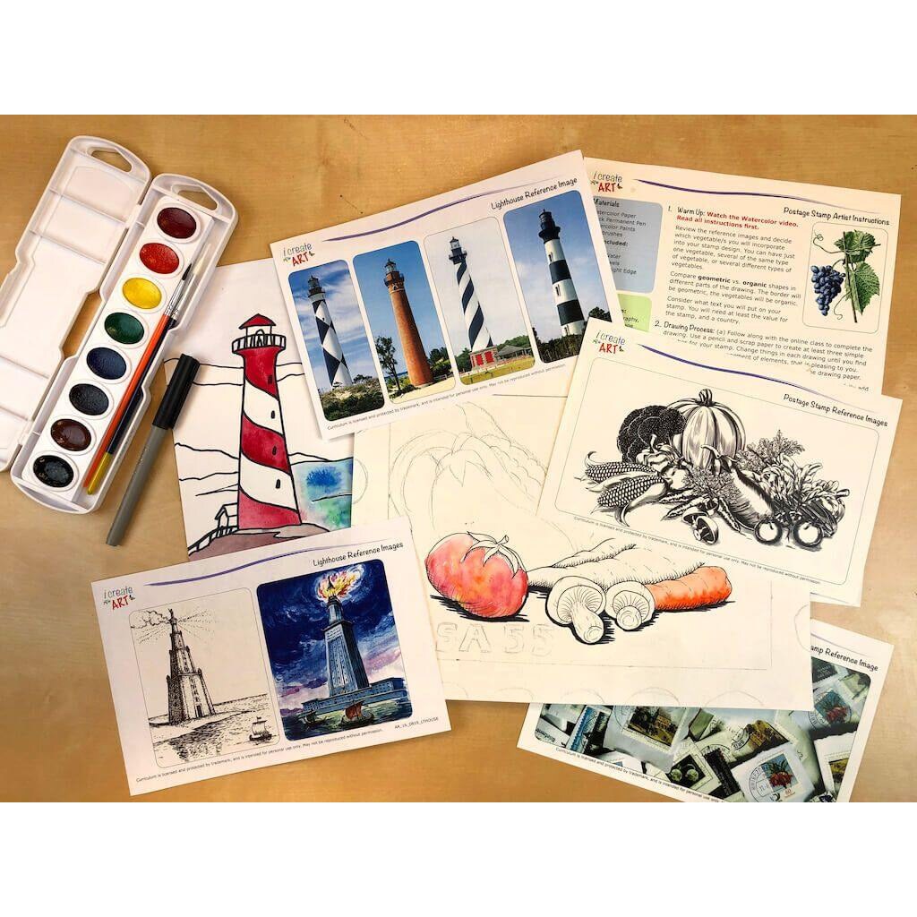 AA: Lighthouse &#x26; Postage Stamp