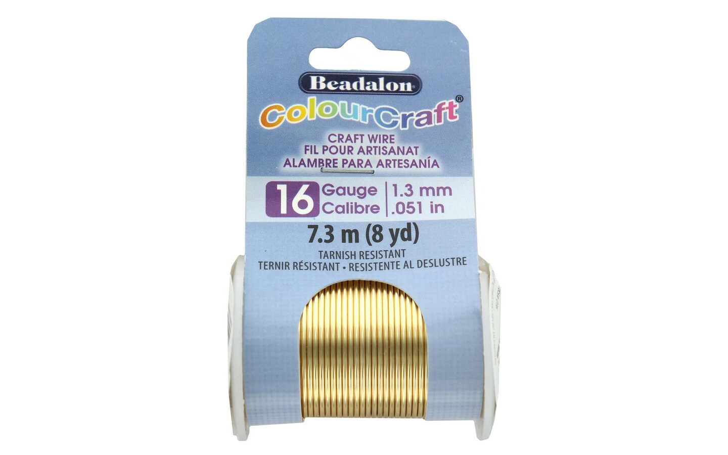 Beadalon Colourcraft Copper Wire 16Ga Gold 8Yd Michaels