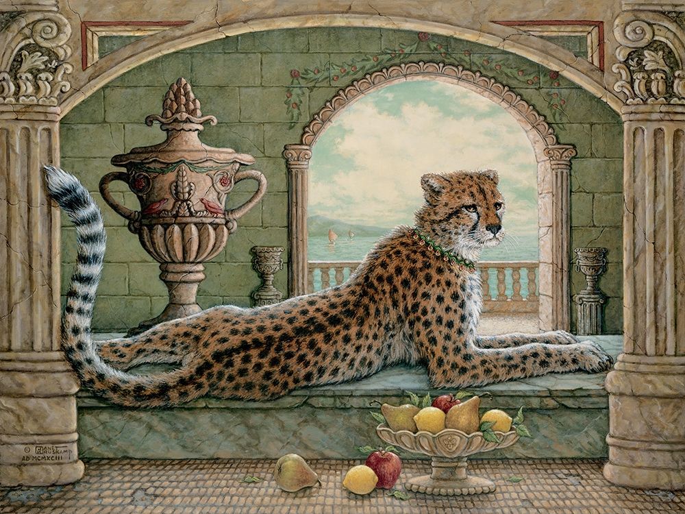 Royal Cheetah Poster Print by Janet Kruskamp # 54157