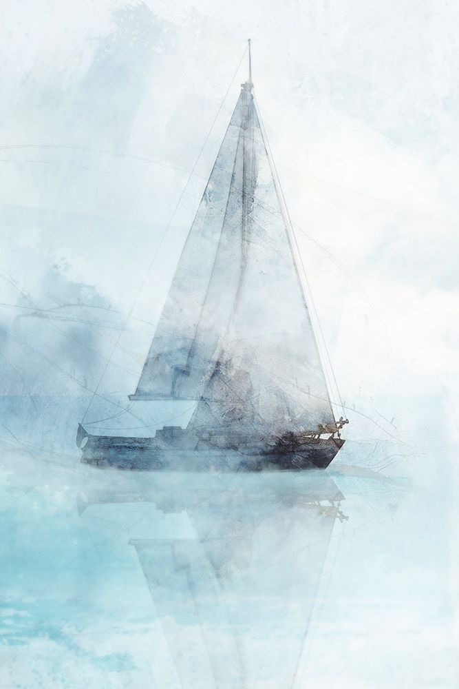 Sailing Boat I  Poster Print by Ken Roko # KX101A