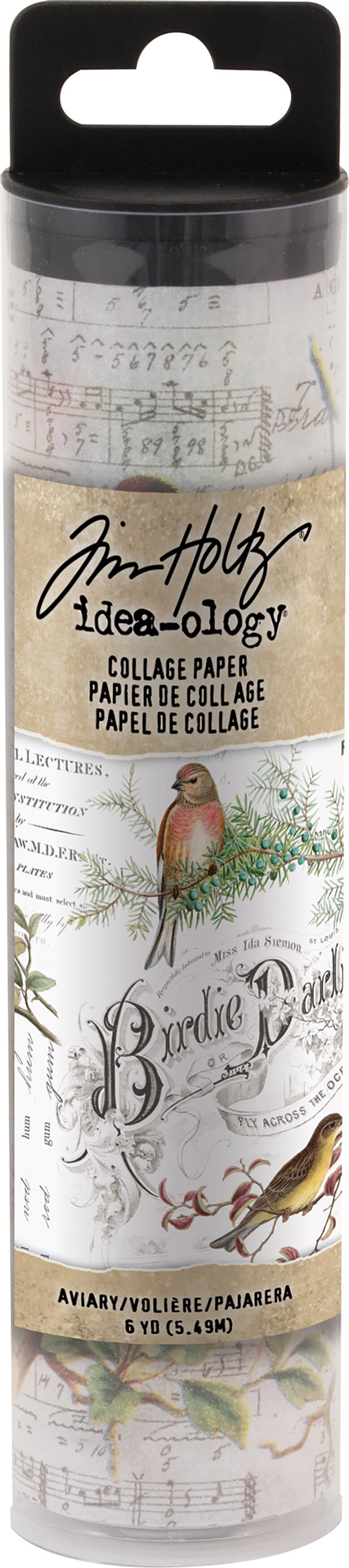 Idea-Ology Collage Paper 6&#x22;X6yds-Aviary