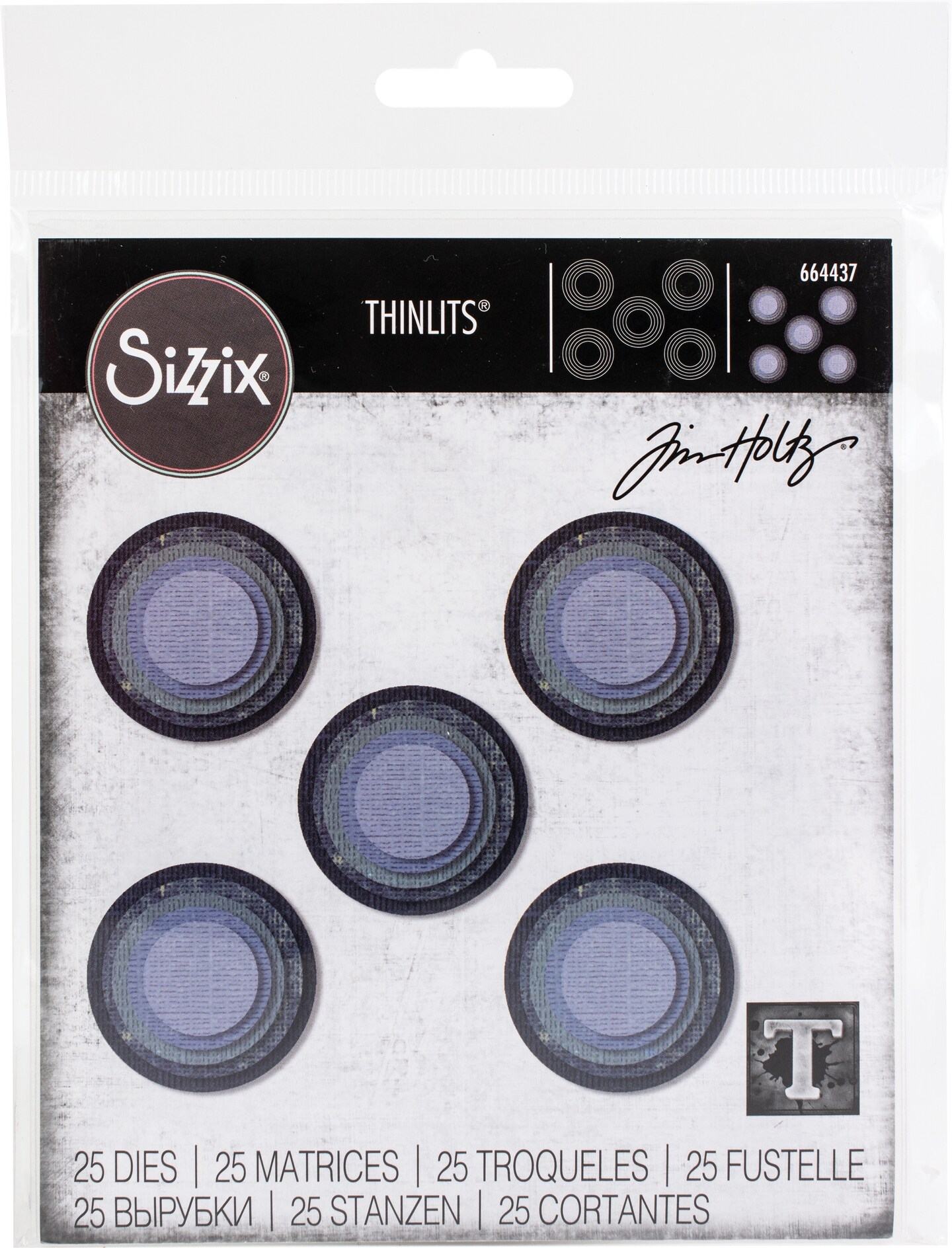 Sizzix Thinlits Dies By Tim Holtz-Stacked Circles