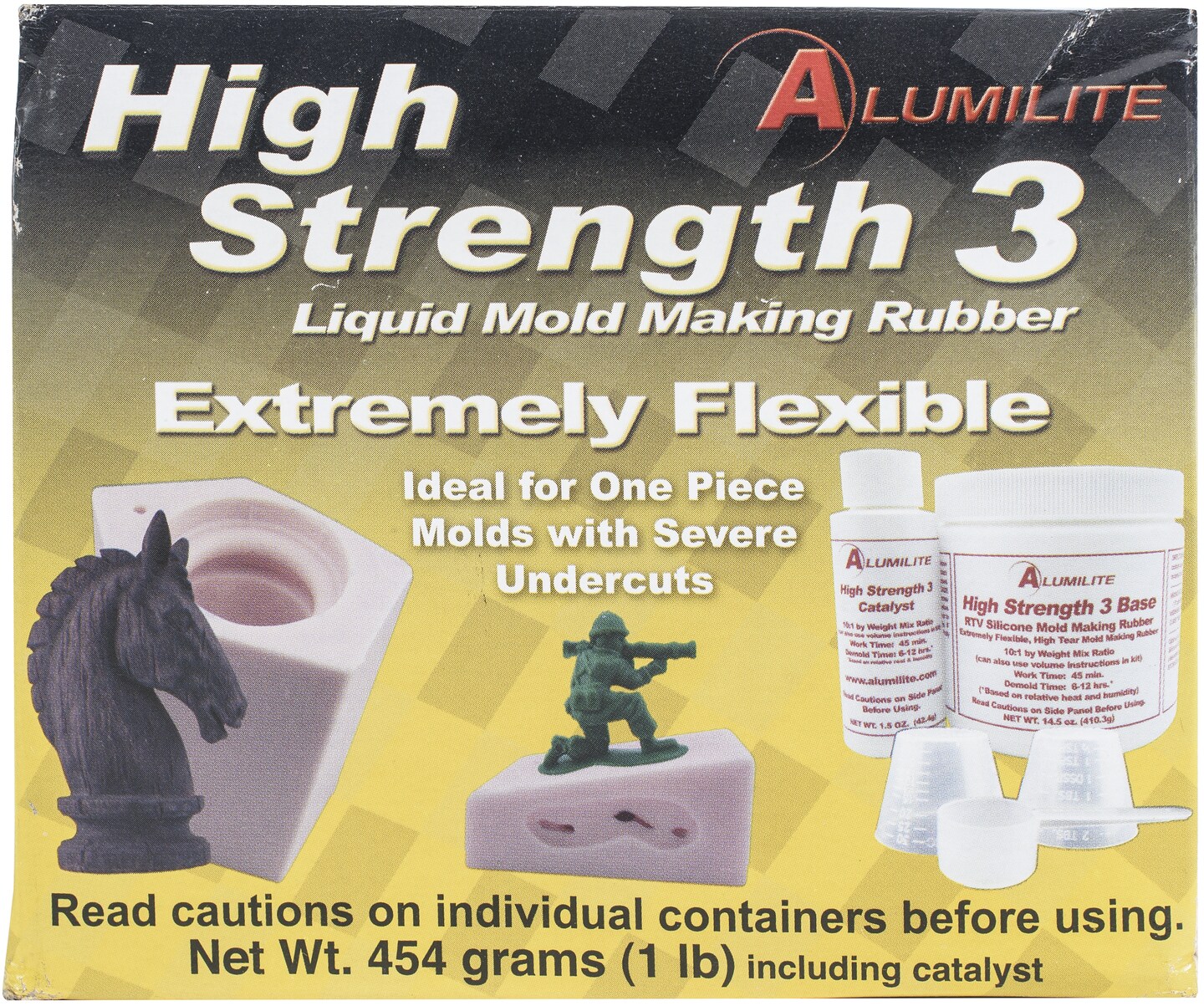 Alumilite High Strength 3 Liquid Mold Making Rubber 1lb-Pink