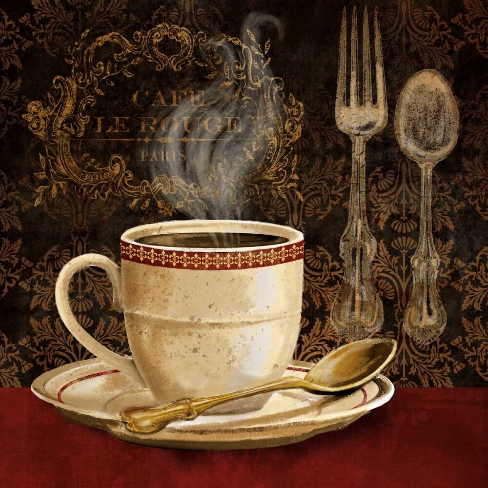 Cafe Rouge Poster Print by Conrad Knutsen - Item # VARPDX12888