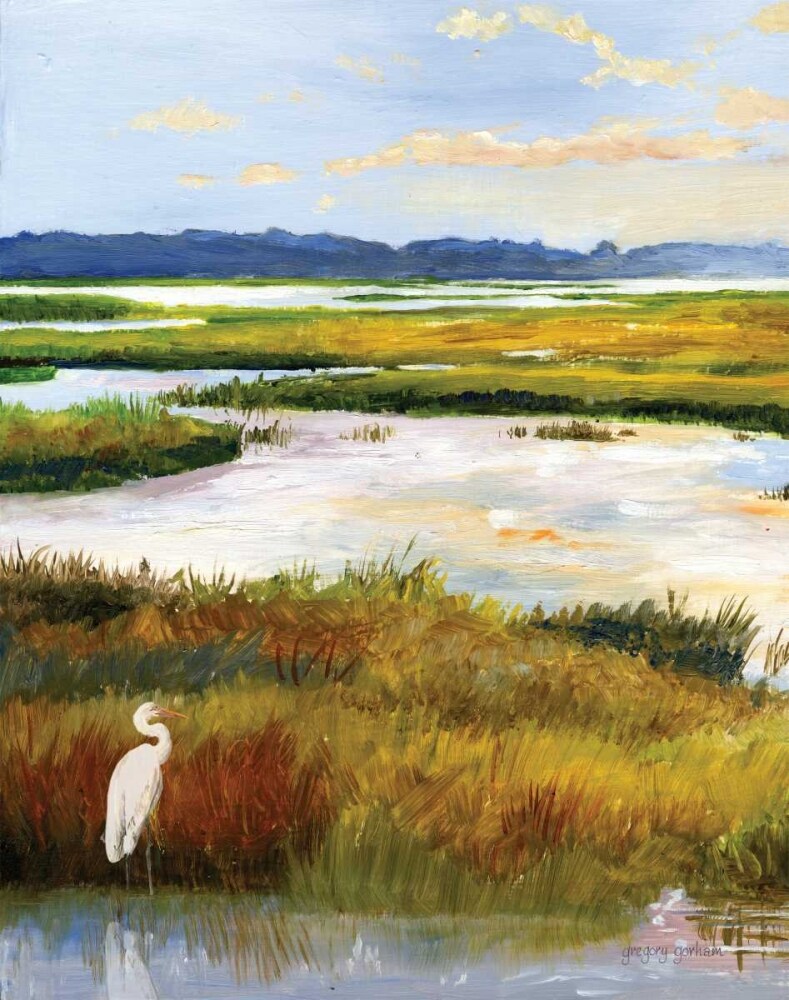 Salt Marsh Sanctuary I Poster Print by Gregory Gorham - Item # VARPDXGOR625