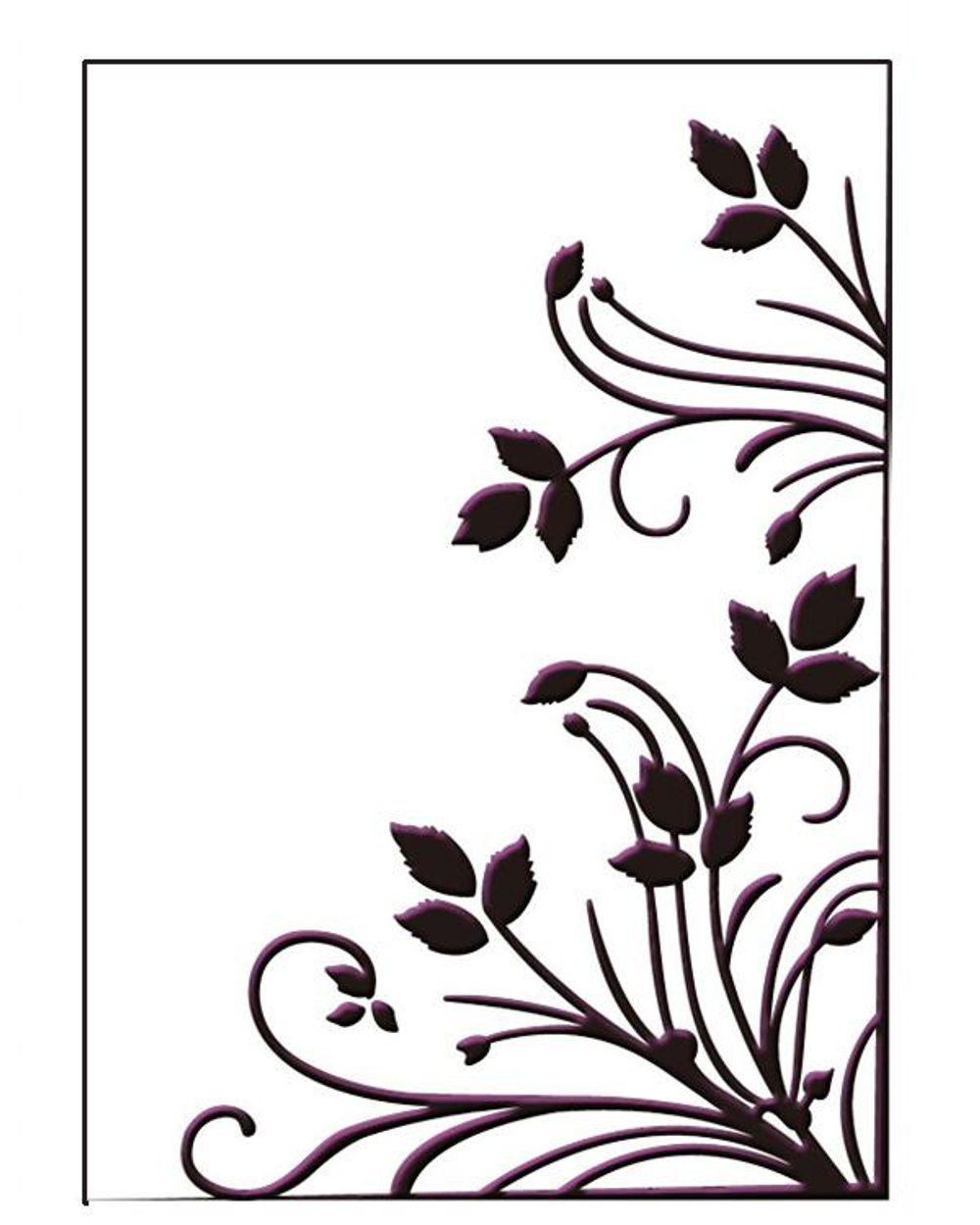 Ecstasy Crafts Embossing Folder - Burst of Spring Size 5 x 7