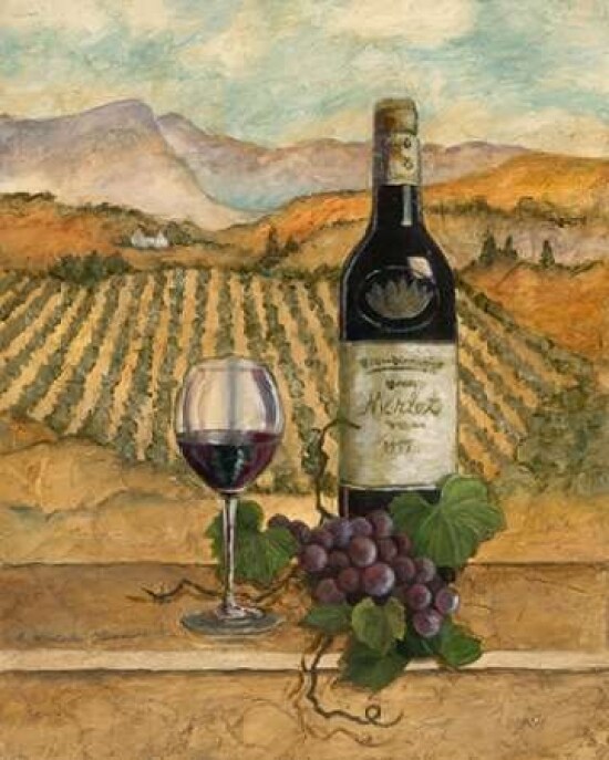 Merlot Poster Print by Charlene Olson - Item # VARPDX20542