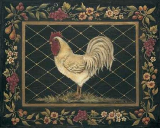 Old World Rooster Poster Print by Kimberly Poloson - Item # VARPDXPOL038