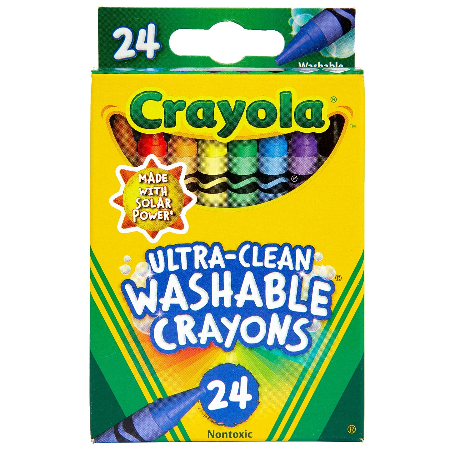 Crayola Washable Crayons-24/Pkg