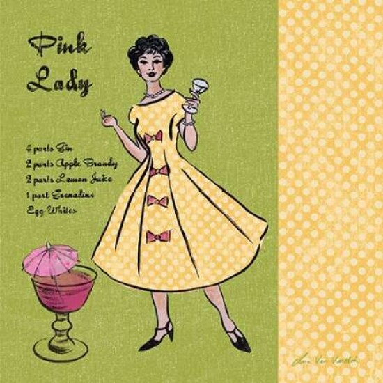 Pink Lady Poster Print by Lisa Ven Vertloh - Item # VARPDXVEN108