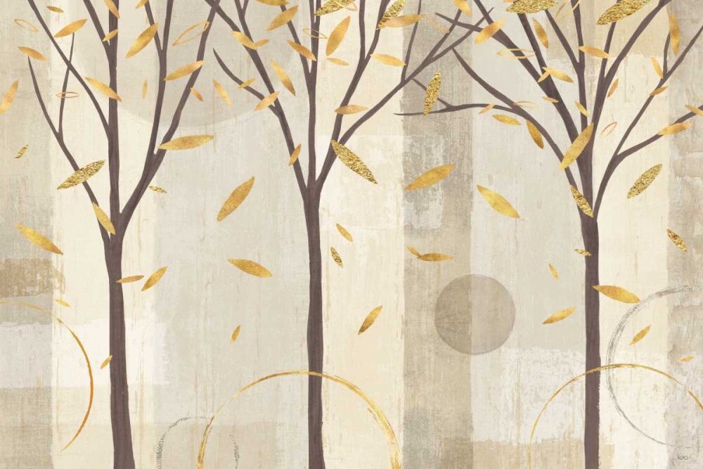 Watercolor Forest Gold II Poster Print by Veronique Charron - Item # VARPDX28887