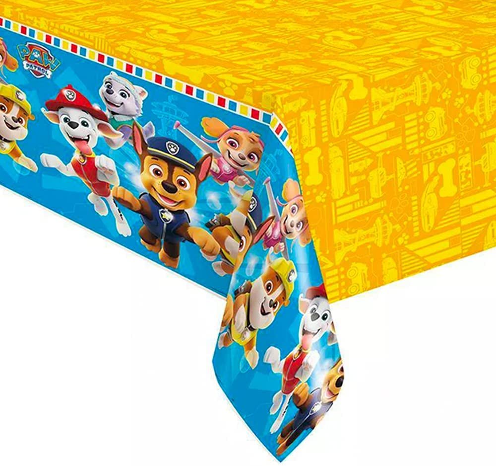 Paw Patrol Rectangular Plastic Tablecover - 54&#x22; x 84&#x22;