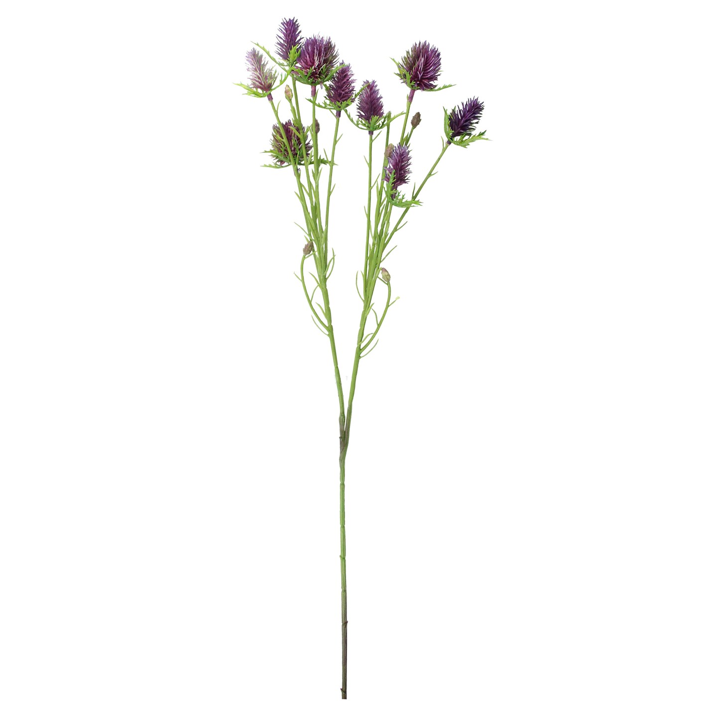Select Artificials Artificial Floral Thistle Spray - 27&#x22; - Purple