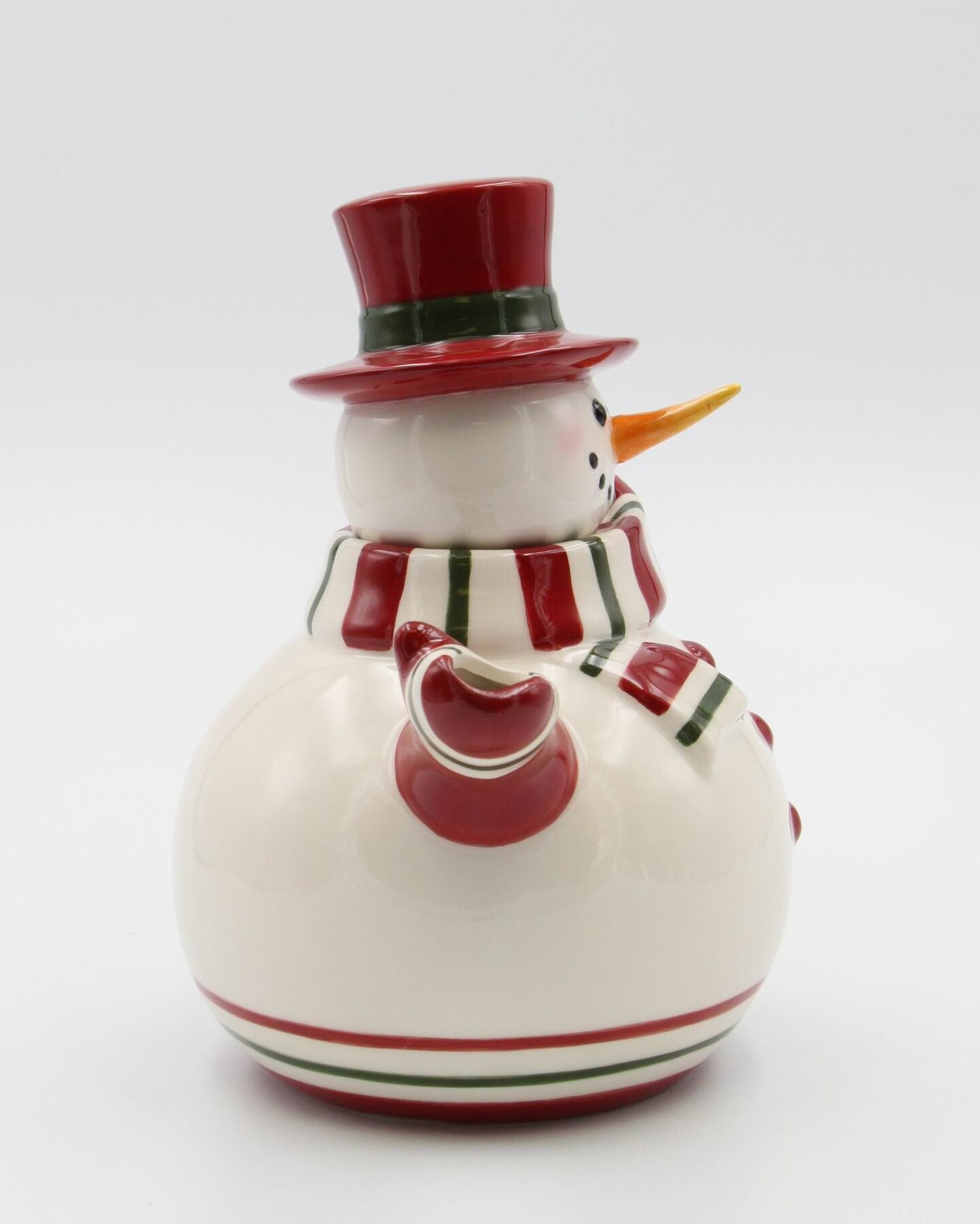 Ceramic Christmas Decor Snowman Teapot, Gift for Her, Gift for Mom, Tea Party D&#xE9;cor, Caf&#xE9; D&#xE9;cor, Christmas D&#xE9;cor