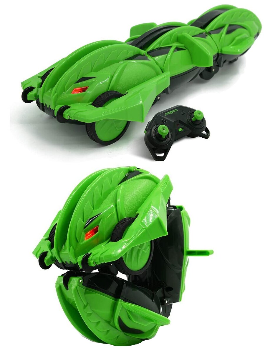 Terrasect Remote Control Transforming Vehicle Green 2.4 Ghz 13.8"