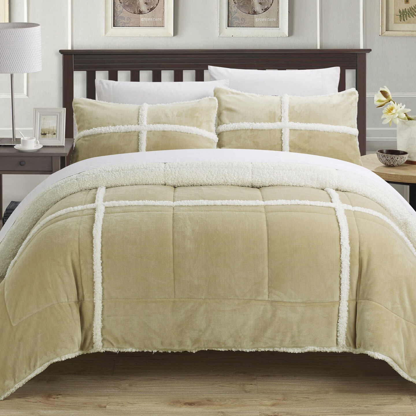 Chic Home Chloe 3 or 2 Piece Comforter Set Ultra Plush Micro Mink