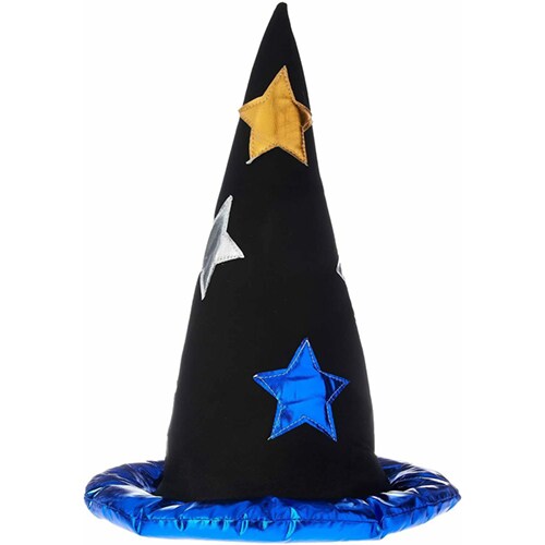 Black Plush Wizard Hat