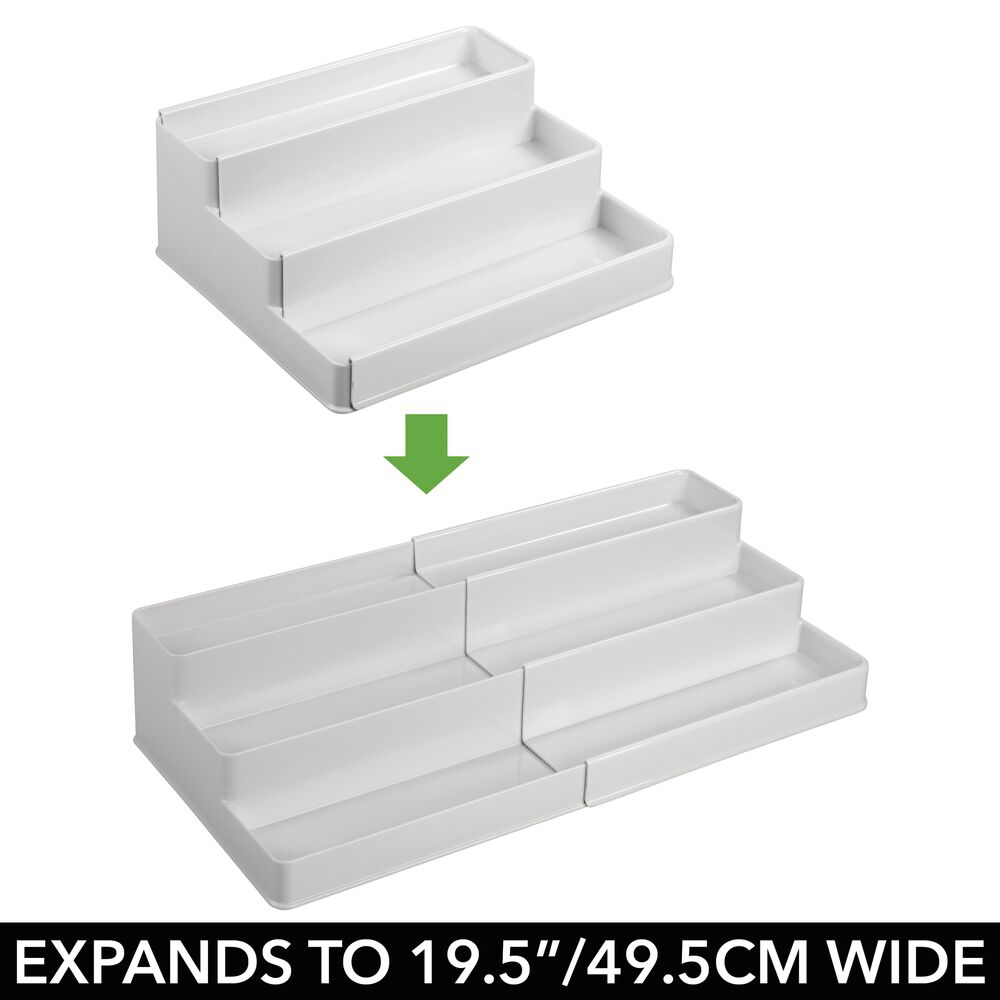 4-Tier Expandable Spice + Vitamin Rack