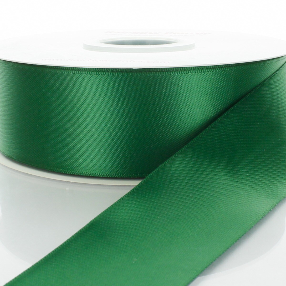 3/8 inch Emerald Green Double Faced Satin Ribbon 100 Yard Roll