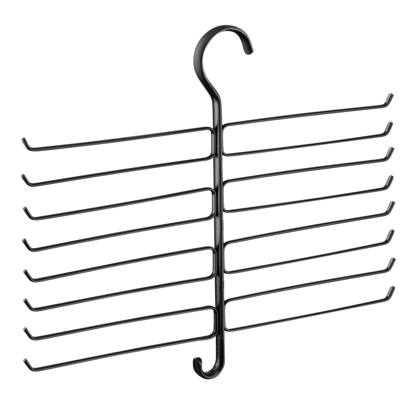mDesign Metal Hanging Closet Storage Rack for Scarves