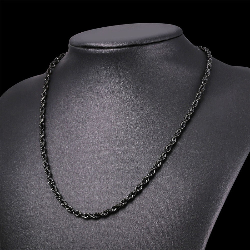 Stainless Steel 5mm Rope Chain 18 - 30