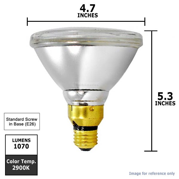 Sylvania 60w 120v PAR38 Narrow Flood 25deg Halogen Light Bulb - 75w Equiv.