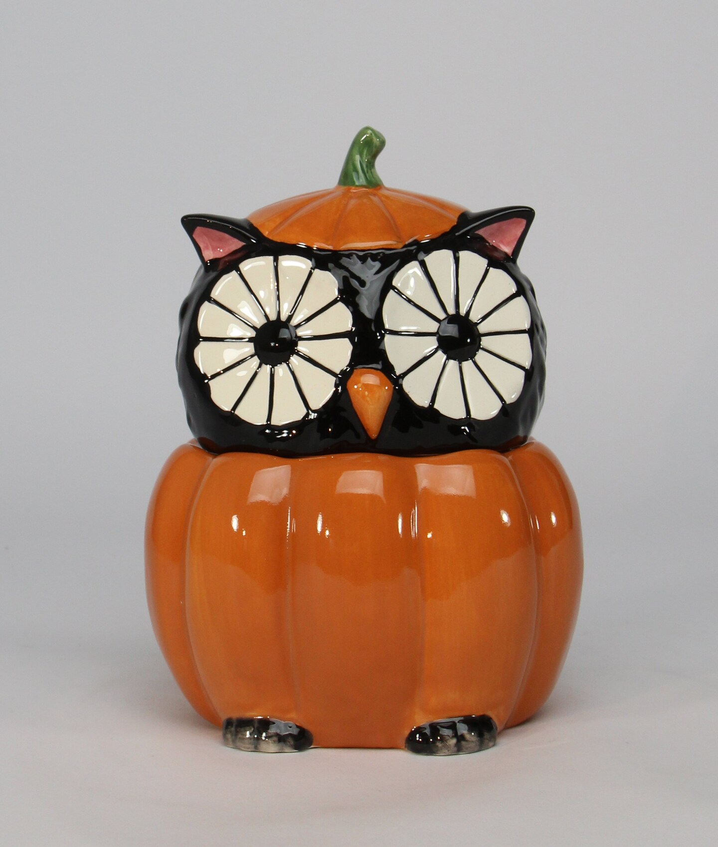 Ceramic Black Owl Pumpkin Candy Box, Home D&#xE9;cor, Gift for Her, Gift for Mom, Kitchen D&#xE9;cor, Fall D&#xE9;cor, Halloween D&#xE9;cor