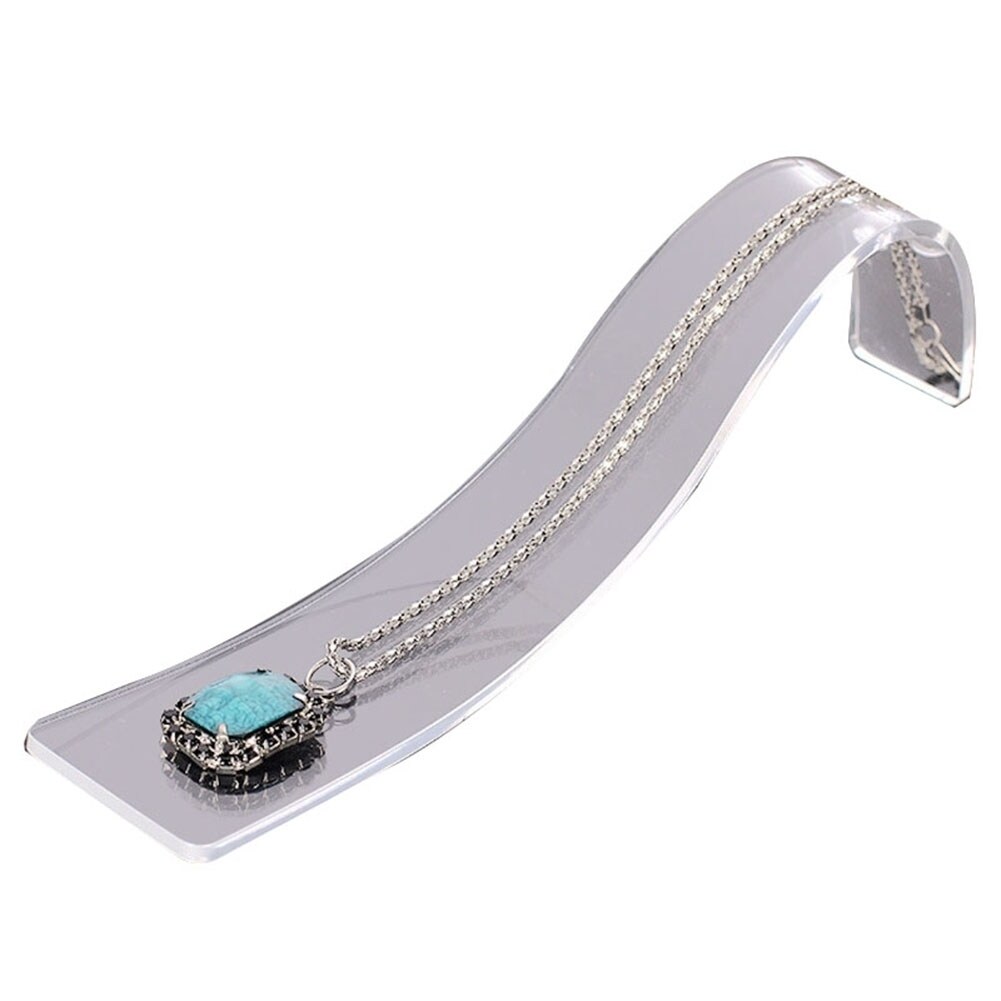 Acrylic Bracelet Necklace Jewelry Display Stand Prop Show Rack Holder Organizer