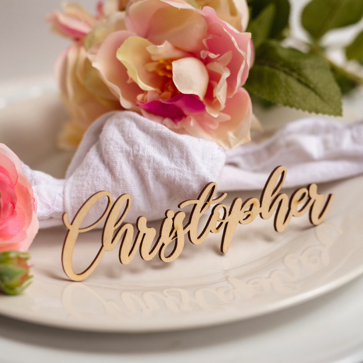 Name Tags Place Cards, Wedding Name Plate, Birthday Laser Cut Names