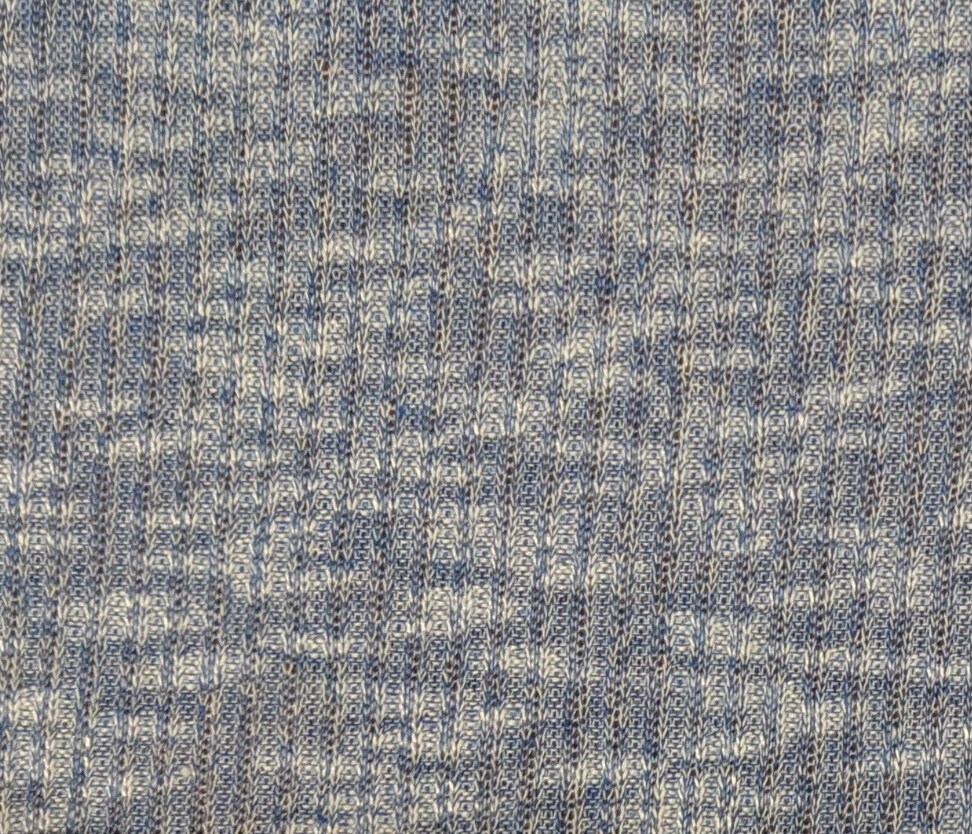 FabricLA Sweater Knit Slub 2 by 2 Knitted Hacci Fabric - Poly