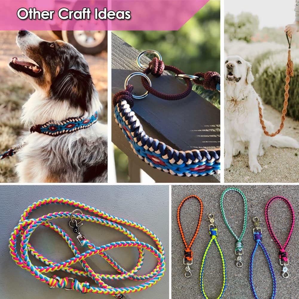 Nylon String for Bracelets Nylon Cord 1.5 mm 200 Yards Nylon Satin Cord Silk Beading Cord Bracelet Making String Rattail Cord for Necklace Bracelet Lanyard String Nylon Cord for Jewelry Making