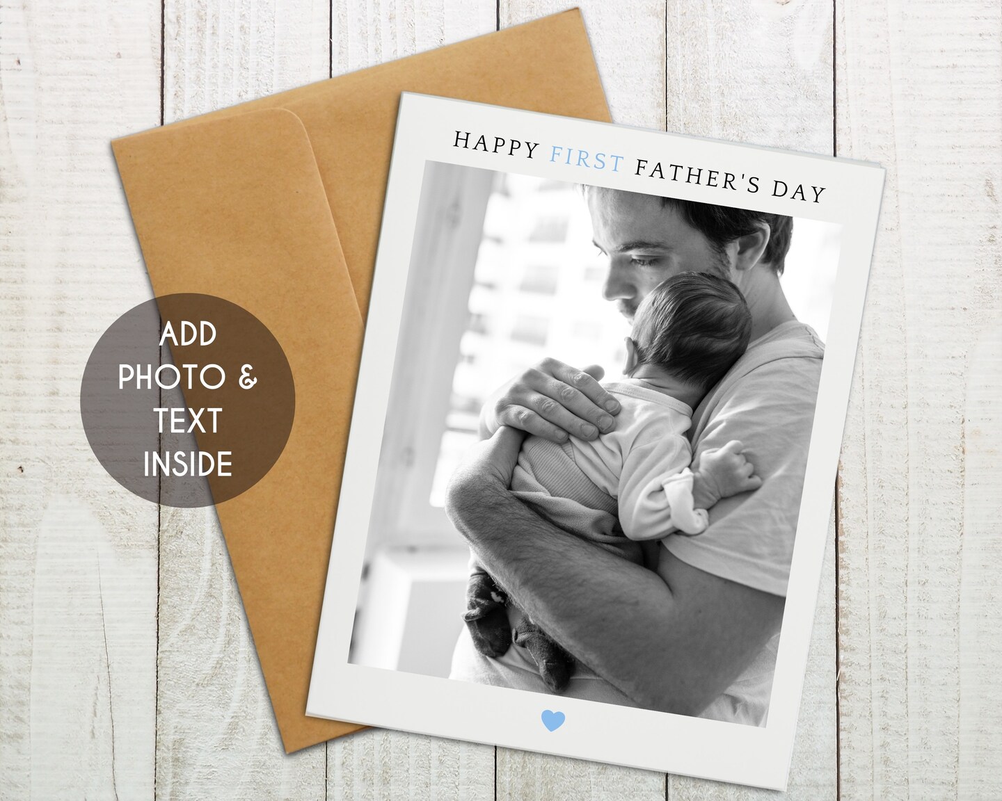 First Father's Day Card, Happy First Father's Day, Personalized Card ...